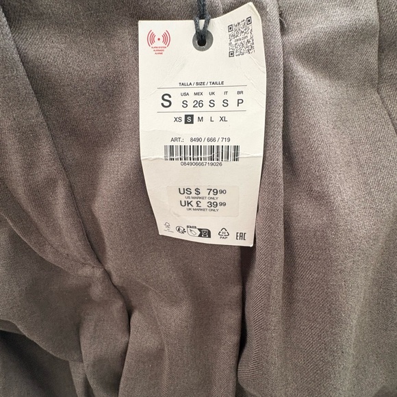 Zara Women's Wide Leg Brown Pants - Picture 8 of 11